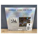 Magic: The Gathering - Final Fantasy Scene Box - Garland at The Chaos Shrine - 6 Foil Borderless Scene Cards, 3 Play Booster Packs, 1 Display Easel - Brand New