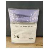 Rooye Full Size Light Purple Deep Pocket Sheet Set - Brand New