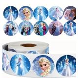 500 Count Roll of Disney Frozen Stickers - Brand New