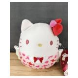 Brand New Hello Kitty and Friends Squishmallows with White and Pink Heart Design