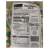 Bebeto Sour Rainbow Belts 2 lb Sealed Bulk Candy - Brand New