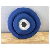 ARRR UFO Neck Collar & Extending Dog Leash & Blue Donut Dog Bed