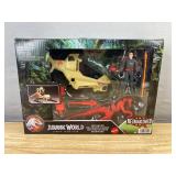 Jurassic World Legacy Collection Chopper Chase Pack - Reimagined ACU Pilot & Atrociraptor - Brand New