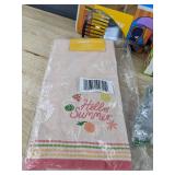 Summer Kitchen Party Supplies Including Disney Tablecloth Round 70in & Cuisinart Mini Spatula Set & Butter Dish & More - Brand New