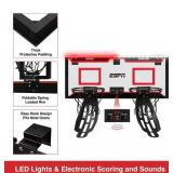 ESPN Pro Competition Dual Hoop Basketball with Electronic Scoring - 29in x 12in Acrylic - Brand New