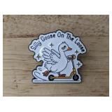 Silly Goose On The Loose Enamel Pin - Brand New