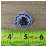 Only You Can Prevent Dumpster Fires Skull Rose Enamel Pin - Brand New