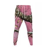 Sweatpants Hoodie Set - Pink Tree Camouflage Pattern - Unisex XL - Brand New