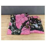 Sweatpants Hoodie Set - Pink Tree Camouflage Pattern - Unisex XL - Brand New
