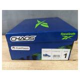 Reebok Chaos Kids Running Shoes - Size 1 - Brand New