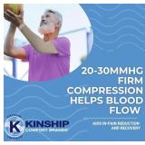 3 Pairs Kinship Compression Arm Sleeves - White, Black & Pink - Size XL Retail $40 - Brand New