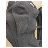 6 Pair Adidas Ankle Socks Black - Adult - New