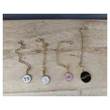 5 Taylor Swift Beaded Bracelets and 4 Taylor Swift Charm Pendants - Brand New