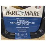 Farberware Premium Ceramic Nonstick Grill Pan - 11 in / 28 cm - Brand New