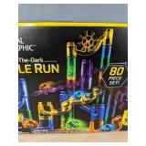 National Geographic Glow-In-The-Dark Marble Run - 80 Piece Set - Brand New