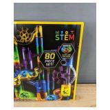National Geographic Glow-In-The-Dark Marble Run - 80 Piece Set - Brand New