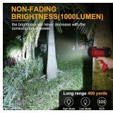 YIERBLUE Rechargeable Spotlight 1000 Lumen IP67 Waterproof 400 Yard Beam - Brand New