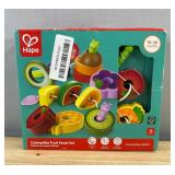 Hape Caterpillar Fruit Feast Set 15 Pieces - Brand New