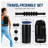 Blitzu Calf Compression Sleeves & Yes4All 15" Muscle Roller Foam Stick Kit - Brand New