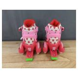 Roller Derby RD Triad Oh Strawberry Design Youth Size 11-2 Roller Skates - New
