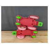Roller Derby RD Triad Oh Strawberry Design Youth Size 11-2 Roller Skates - New