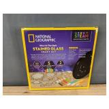 National Geographic Glow-In-The-Dark Stained Glass Craft Kit - Brand New