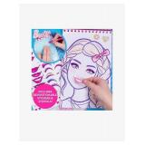 Barbie Makeup Artist Kit - 28 Design Pages, 3 Sticker Sheets - Brand New