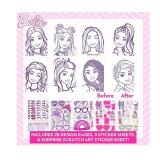 Barbie Makeup Artist Kit - 28 Design Pages, 3 Sticker Sheets - Brand New