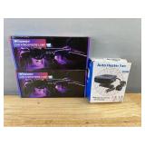 2 Winzvon Car Atmosphere Lamps & Auto Heater Fan 200W - Brand New