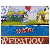 Bluey Keepy Uppy Game & Twister & Operation Skill Game - Brand New