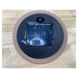 Ceramic Solar Lantern and Thermometer - Outdoor/Indoor - Brand New