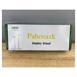 2 Pahosark Display Stands - 12 to 26 Inches Adjustable Height Silver - Brand New