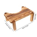 Wooden Toilet Squat Stool - Brand New