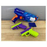 NERF Elite Disruptor & 2 Water Guns - Brand New