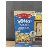 Melissa & Doug 2 Water WOW! and Song Puzzle Wheels on the Bus - Brand New