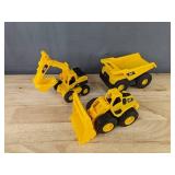 CAT 7-Inch Toy Dump Truck, Loader, and Excavator Vehicles - Brand New