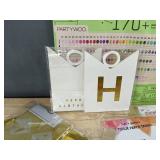 PartyWoo 170+ Balloon Colors Kit with Tassels, Foil Curtain, and Banner - Brand New