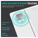 BalanceFrom Fitness SFDS-LED-WHT LED White Digital Scale - 400 lb Capacity - Brand New