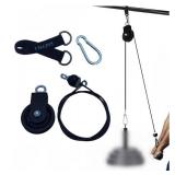 ProsourceFit Olympic Barbell Spring Clip Collar 2" Pair & Yes4All Pulley Cable System - Brand New