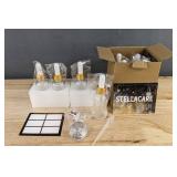 8 Stellacare 1 oz Glass Bottles With Droppers - Brand New