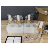 8 Stellacare 1 oz Glass Bottles With Droppers - Brand New