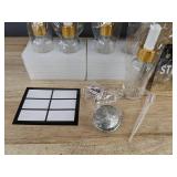 8 Stellacare 1 oz Glass Bottles With Droppers - Brand New