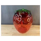 Strawberry Drink Dispenser with 4 Cups & Straws - $80 Retail - Brand New