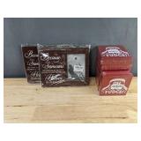 7 OH FUDGE! Wooden Decor 5 x 5" and 2 Because Someone 8 x 12" Photo Frames - Brand New