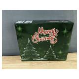 Green Plush Christmas Bow - Brand New