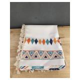 Art Bud Farmhouse Wipeable Tablecloth 55 x 86 in - Brand New