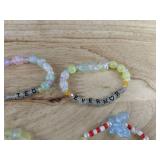 8 Taylor Swift Beaded Bracelets - Brand New