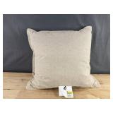 Threshold Throw Pillow 18 in x 18 in Pink & Cream - Brand New