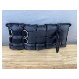 2 Adjustable Ankle Weights & 7.5 lb Weight Plate - Brand New