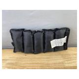 2 Adjustable Ankle Weights & 7.5 lb Weight Plate - Brand New